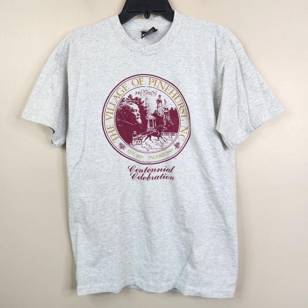 Signal Sport Vintage 1995 Village Of Pinehurst North Carolina SS Graphic Tee M